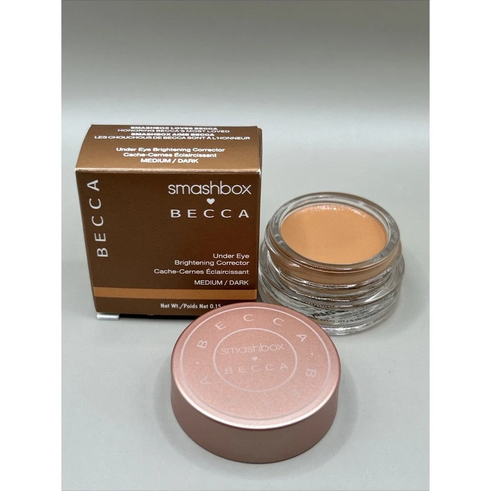 Smashbox Becca Under Eye Brightening Corrector, MEDIUM DARK, 0.15 oz NIB